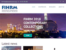 Tablet Screenshot of fihrm.org